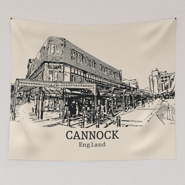 Item preview, Cannock – England designed and sold by Lakeric Cityscapes.