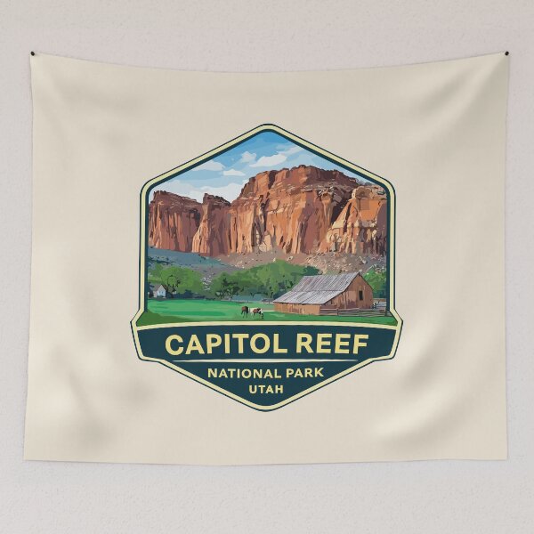 Item preview, Capitol Reef National Park Utah Sticker designed and sold by Gideon Emmerich.