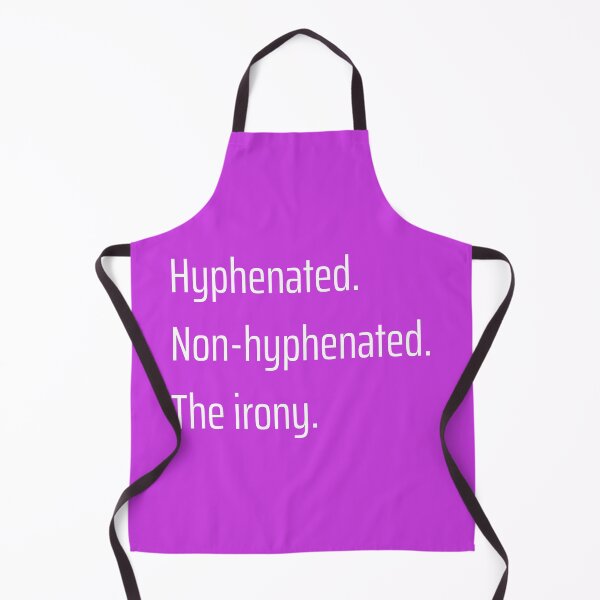 Item preview, The Ironic Non-hyphenated Grammar Pun designed and sold by julissa9474.