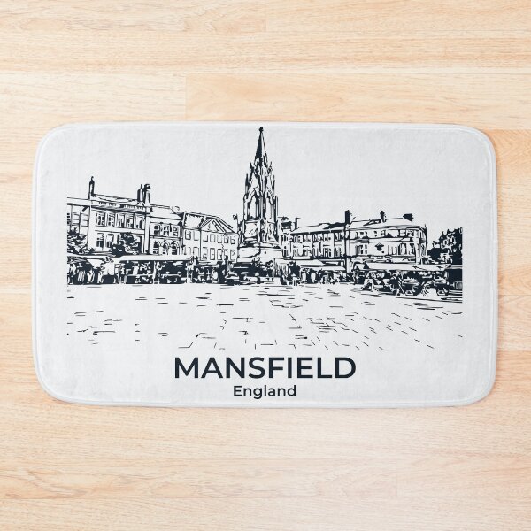 Item preview, Mansfield – England designed and sold by Lakeric Cityscapes.