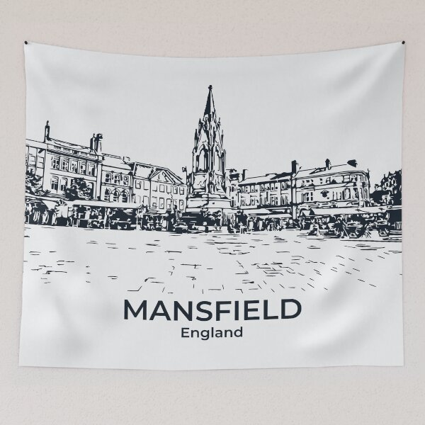 Item preview, Mansfield – England designed and sold by Lakeric Cityscapes.
