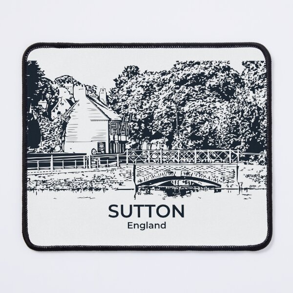Aperçu de l'œuvre Sutton – Angleterre créée et vendue par Lakeric Cityscapes.