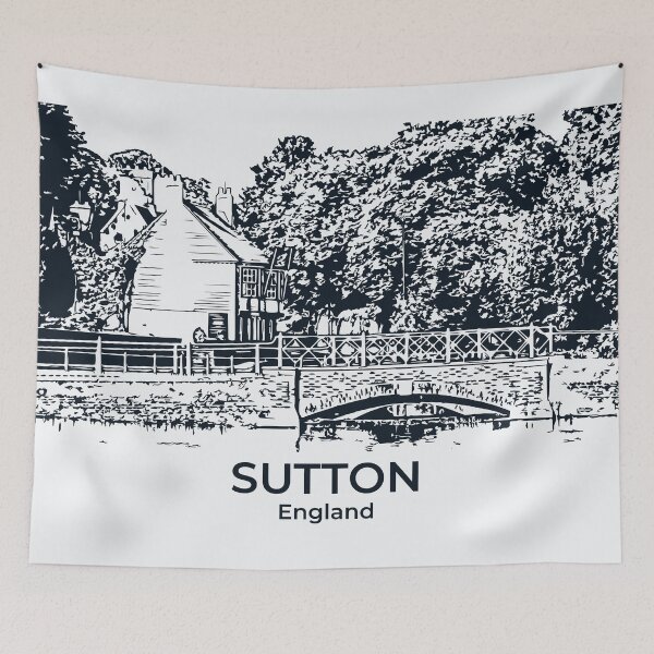 Item preview, Sutton – England designed and sold by Lakeric Cityscapes.