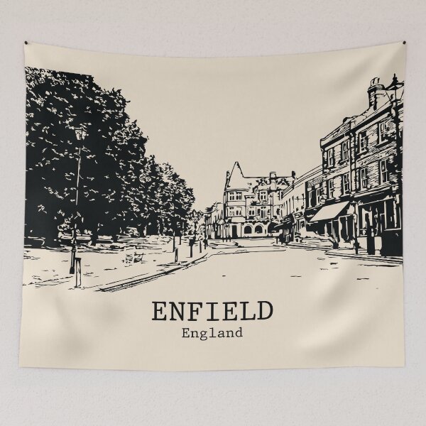 Item preview, Enfield – England designed and sold by Lakeric Cityscapes.