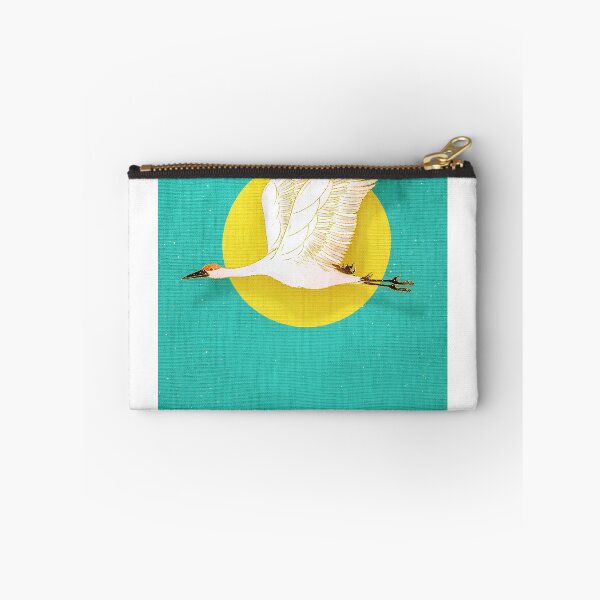 Item preview, Flying Crane Over the Sun – Minimalist Japanese Style Illustration designed and sold by flashishoop.