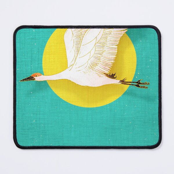 Item preview, Flying Crane Over the Sun – Minimalist Japanese Style Illustration designed and sold by flashishoop.