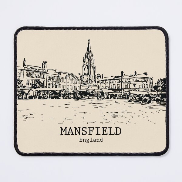 Item preview, Mansfield – England designed and sold by Lakeric Cityscapes.