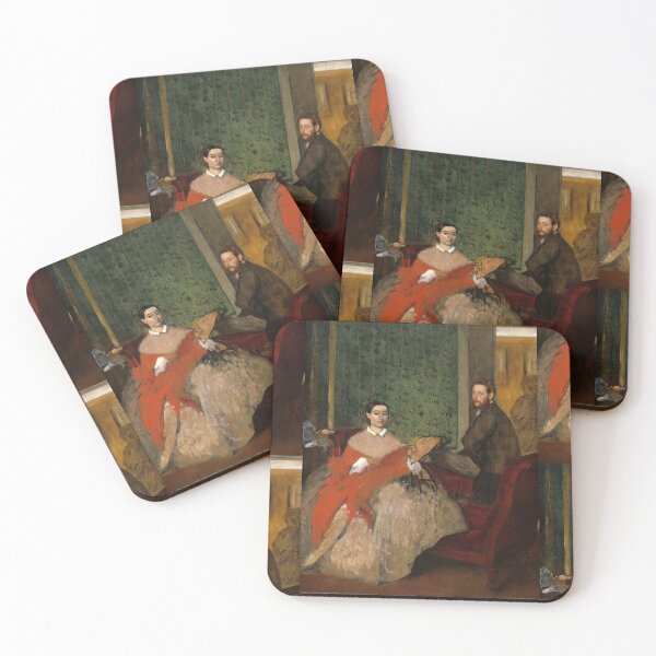 Item preview, Edmondo and Therese Morbilli by Edgar Degas: Intimate Impressionist Interior Poster designed and sold by artofuniverse.