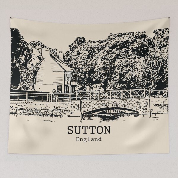 Item preview, Sutton – England designed and sold by Lakeric Cityscapes.