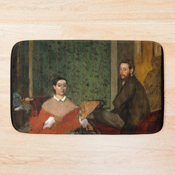 Item preview, Edmondo and Therese Morbilli by Edgar Degas: Intimate Impressionist Interior Poster designed and sold by artofuniverse.