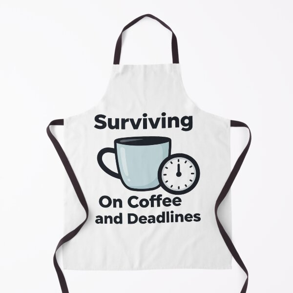 Item preview, Surviving On Coffee and Deadlines T-Shirt Coffee Lover Work Life Design designed and sold by Design-Pro-21.