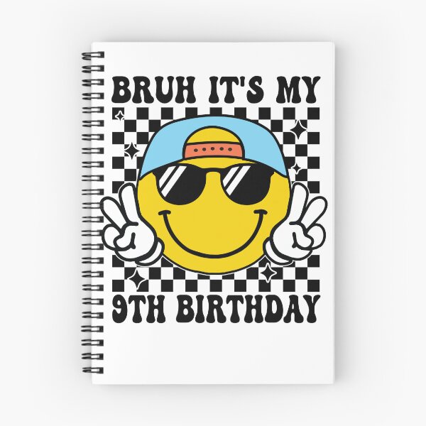 Item preview, It's My 9th Birthday 9 Years Old Boys Bruh I'm 9 Nine Party designed and sold by Night Forest.
