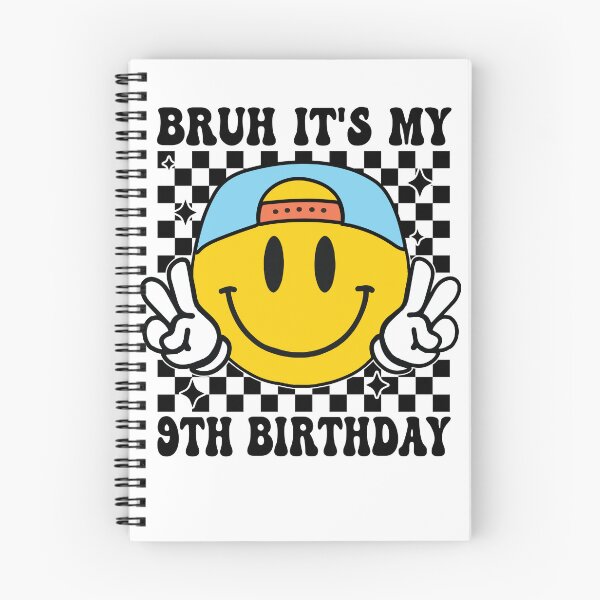 Item preview, It's My 9th Birthday 9 Years Old Boys Bruh I'm 9 Nine Party designed and sold by Night Forest.