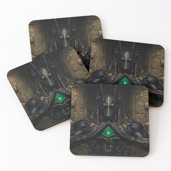 Item preview, Anubis Chamber – Ancient Egyptian Biomechanical Wall designed and sold by Otoya Art Studio.
