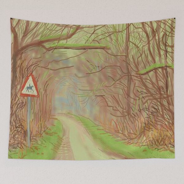 Item preview, The Arrival Of Spring In Woldgate East Yorkshire 14th March 2011 By David Hockney designed and sold by Tommypaitersy.