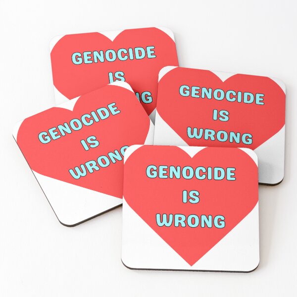 Item preview, Genocide is wrong designed and sold by Counter-Slop.