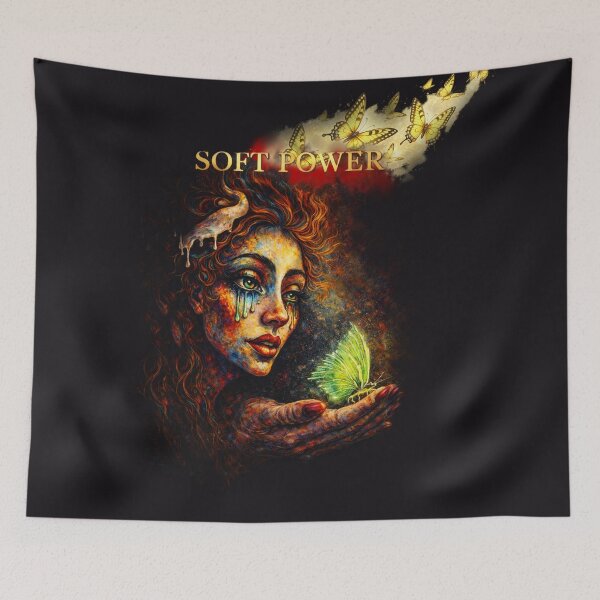 Item preview, Soft power. Woman surreal portrait with butterfly  designed and sold by Natart1004.