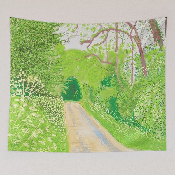 Item preview, The Arrival Of Spring In Woldgate East Yorkshire 16th May 2011 By David Hockney designed and sold by Tommypaitersy.