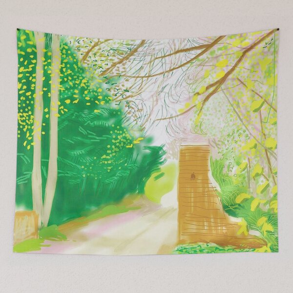 Item preview, The Arrival Of Spring In Woldgate East Yorkshire 17th April 2011 By David Hockney designed and sold by Tommypaitersy.