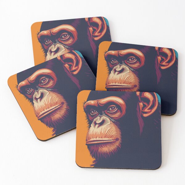 Item preview, Majestic monkey Portrait – Powerful Wildlife designed and sold by ShadyArfaa.