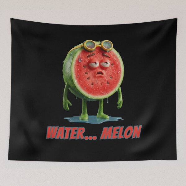 Item preview, Water... Melon Funny Summer Fruit - Swimming Watermelon designed and sold by Anyshca.