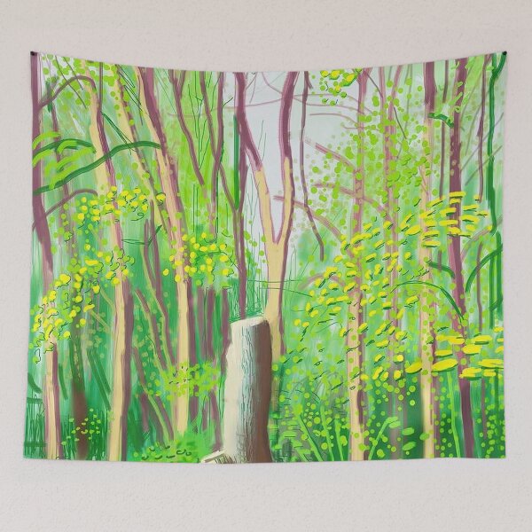 Item preview, The Arrival Of Spring In Woldgate East Yorkshire 19th April 2011 By David Hockney designed and sold by Tommypaitersy.