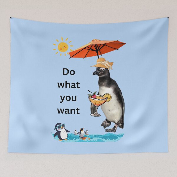 Item preview, Fun Penguin Holiday – Do Your Thing designed and sold by Katja LebenFreude.