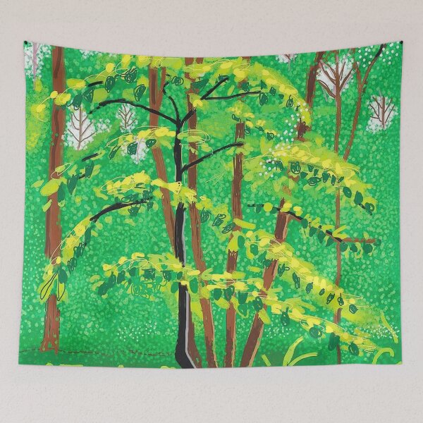 Item preview, The Arrival Of Spring In Woldgate East Yorkshire 19th May 2011 By David Hockney designed and sold by Tommypaitersy.