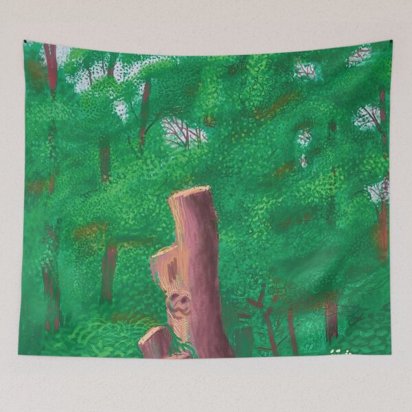 Item preview, The Arrival Of Spring In Woldgate East Yorkshire 22nd May 2011 By David Hockney designed and sold by Tommypaitersy.