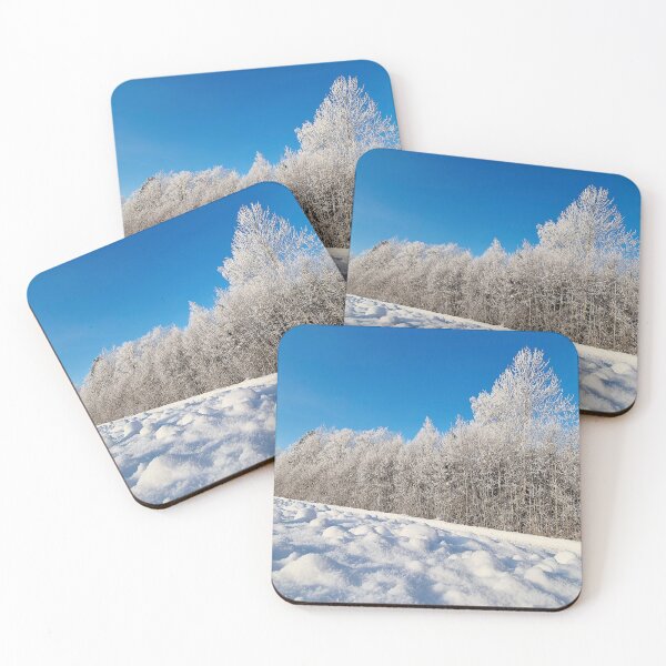 Item preview, Frozen Moments: Frosted Trees Beneath a Blue Winter Sky designed and sold by JaaGo PopLab.