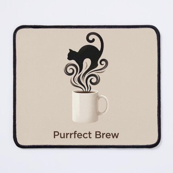 Item preview, Purrfect Brew | Cozy Cat Coffee  designed and sold by Born to Flow.