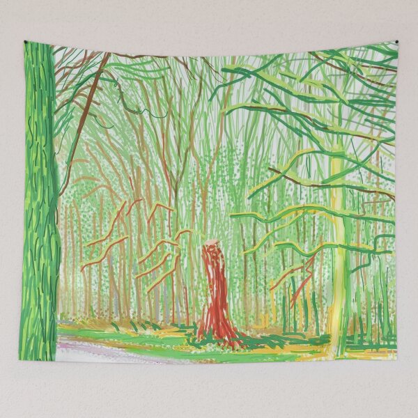 Item preview, The Arrival Of Spring In Woldgate East Yorkshire 23rd April 2011 By David Hockney designed and sold by Tommypaitersy.