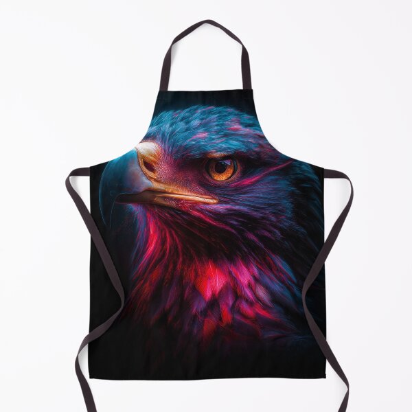 Artikelvorschau, Neon Eagle – Futuristisches, majestätisches Vogelporträt entworfen und verkauft von VisionaryVeils.