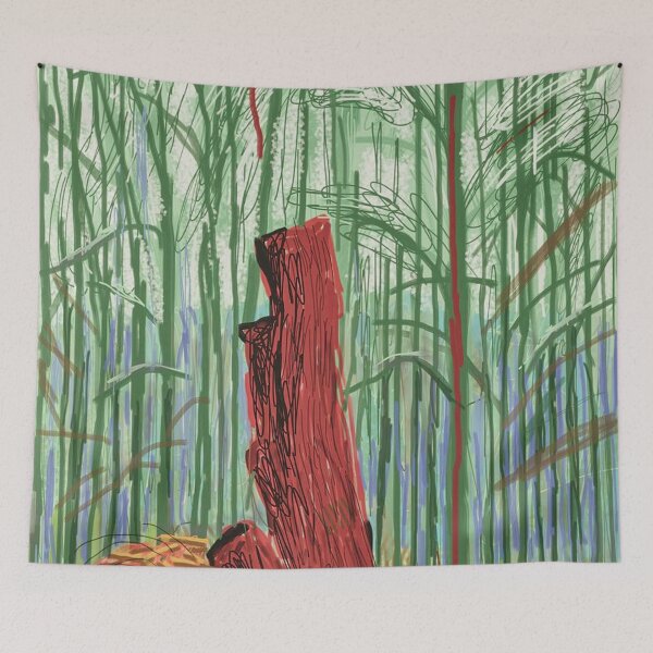 Item preview, The Arrival Of Spring In Woldgate East Yorkshire 25th February 2011 By David Hockney designed and sold by Tommypaitersy.