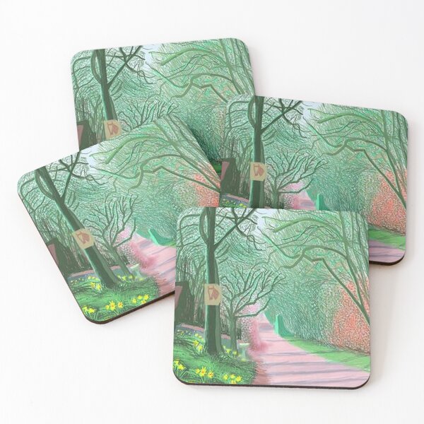 Item preview, The Arrival Of Spring In Woldgate East Yorkshire 25th March 2011 By David Hockney designed and sold by Tommypaitersy.