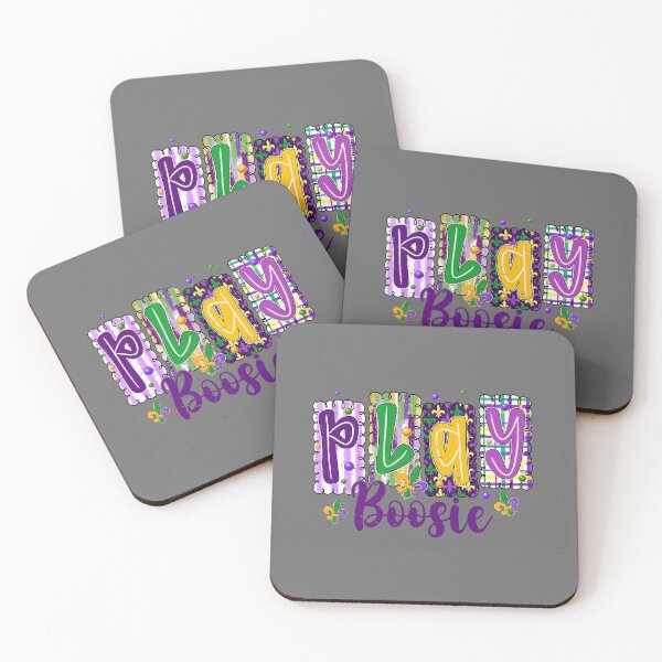 Item preview, Funny Play Boosie Mardi Gras Carnival Fleur De Lis Louisiana  designed and sold by KristineLi.