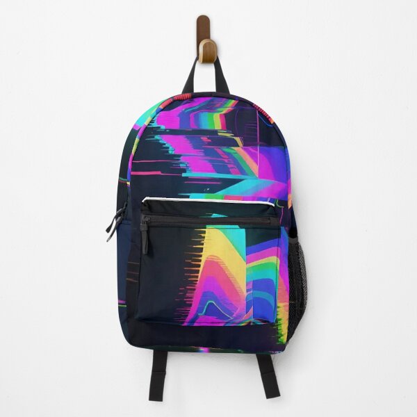 Item preview, Abstract Neon Glitch Art designed and sold by Attivibe-1.