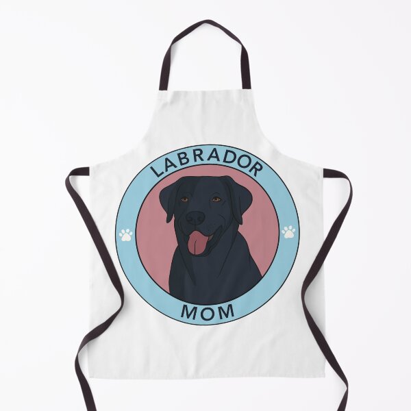 Item preview, Black Labrador Mom Badge Pink designed and sold by Stickety Boo.