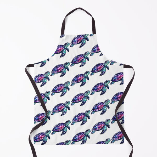 Item preview, Cloisonne Enamel Style Galaxy Sea Turtle in Three Quarter View designed and sold by zoughlal.
