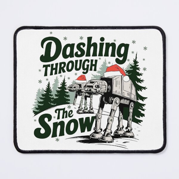Item preview, AT-AT Walker Dashing Through The Snow Christmas designed and sold by ErinMeacham.