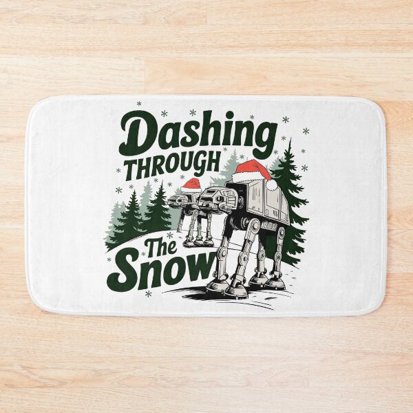 Item preview, AT-AT Walker Dashing Through The Snow Christmas designed and sold by ErinMeacham.