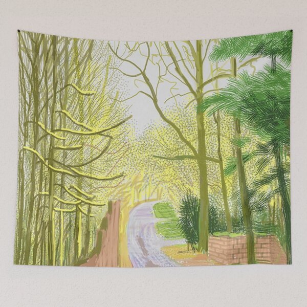 Item preview, The Arrival Of Spring In Woldgate East Yorkshire 30th March 2011 By David Hockney designed and sold by Tommypaitersy.