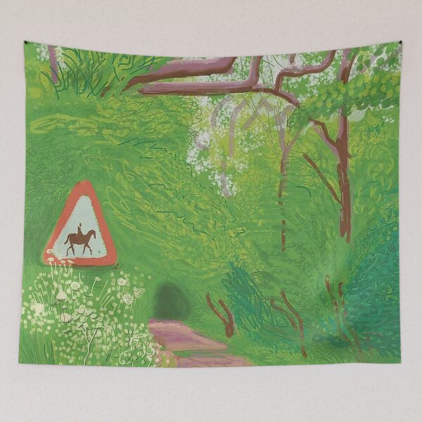 Item preview, The Arrival Of Spring In Woldgate East Yorkshire 30th May 2011 By David Hockney designed and sold by Tommypaitersy.