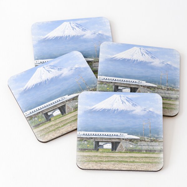 Item preview, Mount Fuji with Shinkansen designed and sold by HOMETOWN86.