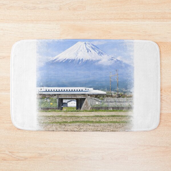 Item preview, Mount Fuji with Shinkansen designed and sold by HOMETOWN86.
