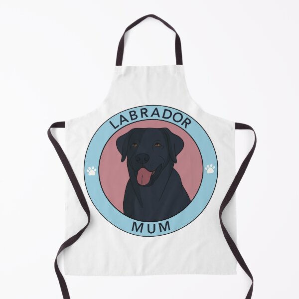 Item preview, Black Labrador Mum Badge Pink designed and sold by Stickety Boo.