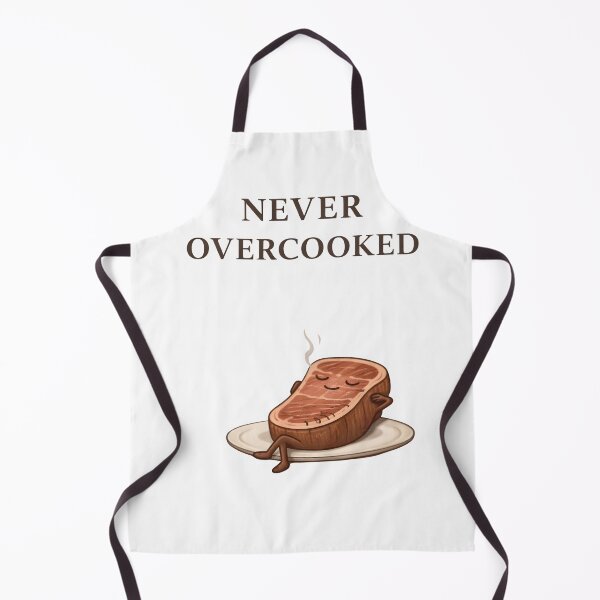 Item preview, Never Overcooked – Food Mindset Steak Illustration Graphic Tee designed and sold by Snackwear Apparel.