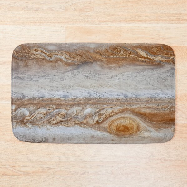 Item preview, Jupiter Atmosphere Pattern with Great Red Spot Cosmic Swirl Design designed and sold by PandaTShirtShop.