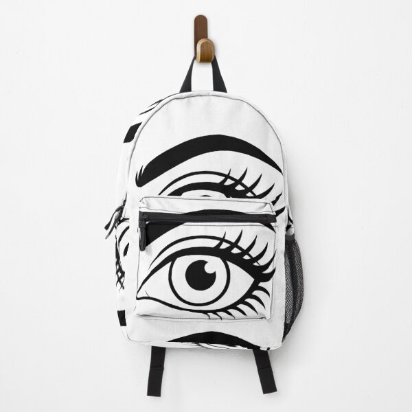 Item preview, Ocean blue Eyes, minimalist design (black and white ver) designed and sold by Moonshroomarts.