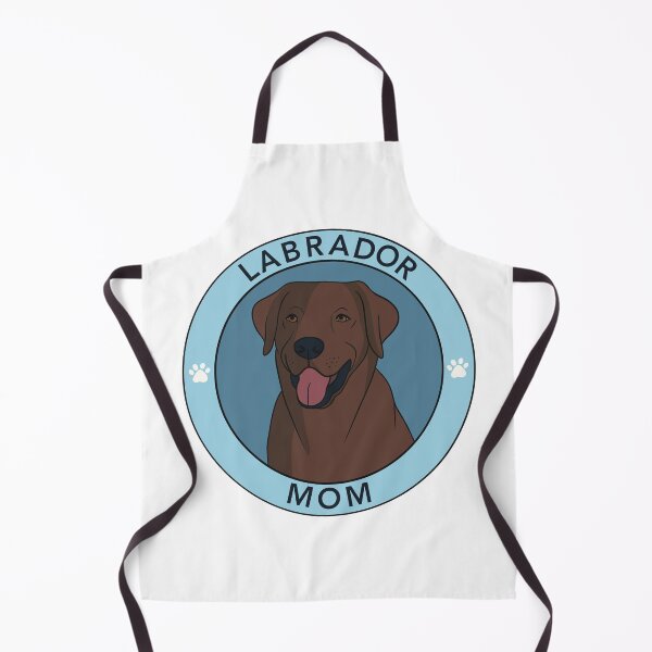 Item preview, Chocolate Labrador Mom Badge designed and sold by Stickety Boo.